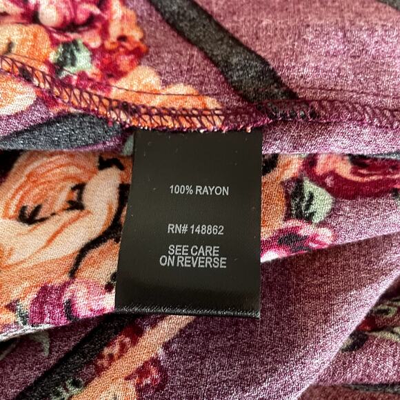 Torrid Floral Kimono/Duster NWT SZ 1X - Picture 9 of 9